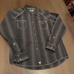 men’s wrangler rock 47 button down